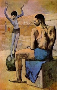 Girl on the ball by Pablo Picasso