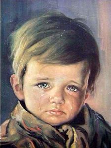 The Crying Boy by Bruno Amadio