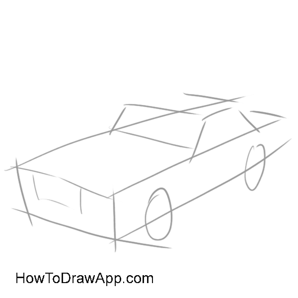 How to draw a car 01