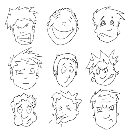 How to draw cartoon people