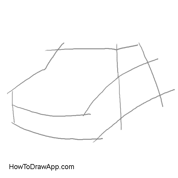 How to draw a mini cooper car step by step