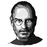 how to draw steve jobs step by step