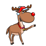 How to draw a christmas reindeer step by step for kids