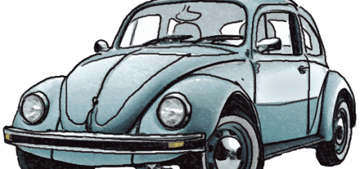 how to draw a Volkswagen beetle